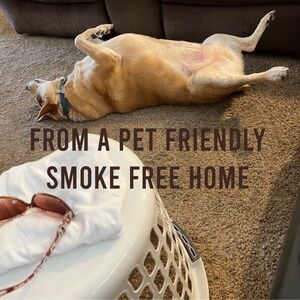 From a pet friendly, smoke free home!!